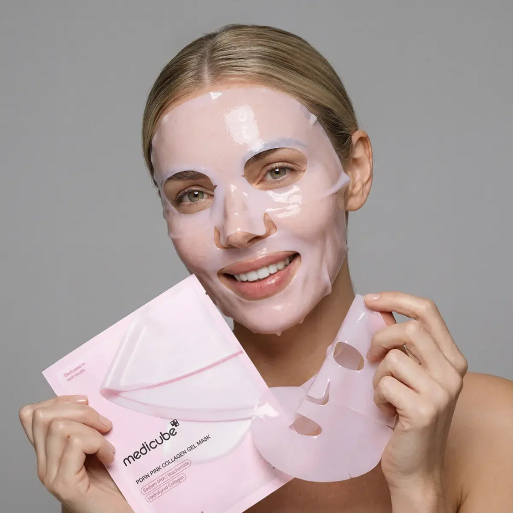 Medicube PDRN Pink Collagen Gel Mask (Mascarilla Hidratante para Elasticidad) 28g