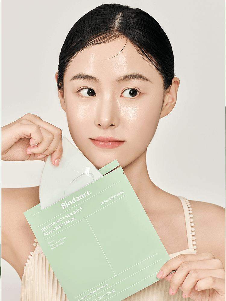 Biodance - Refreshing Sea Kelp Real Deep Mask (Mascarilla Calmante y Purificante) 34g
