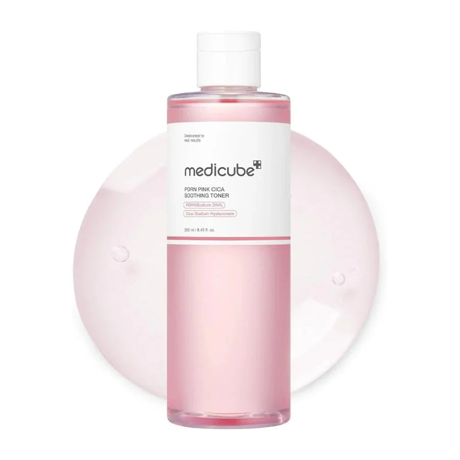 Medicube PDRN Pink Cica Soothing Toner (Tónico Hidratante y Calmante) 250ml